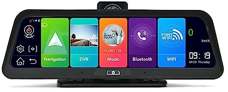 Sat Nav Car Dashcam WiFi Camera GPS Navigator Parking Monitor(4G NO Back Camera,Add 64GB)