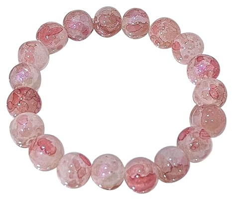 ZXQUEGF Armband för damer, Lucky Dainty Beads Armband, Jade Bead Armband Födelsedagspresent