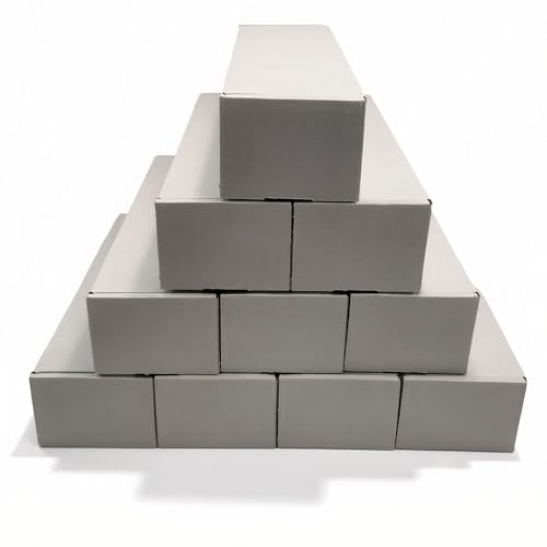 Treasurewise Lot de 10 Boîtes de Rangement 1000 Cartes Pliables – TCG/CCG – Carton Recyclable – Jusqu’à 1000 Cartes (650 avec Sleeves) – Facile à Monter – Rangement Économique – Made in Toulouse