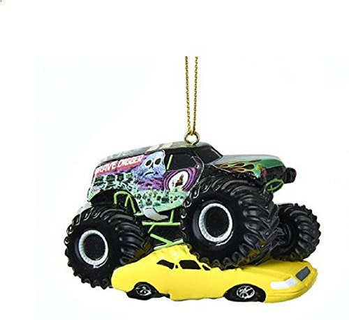 Kurt S. Adler Monster Jam Grave Digger Monster Truck julgransprydnad MJ2171 ny