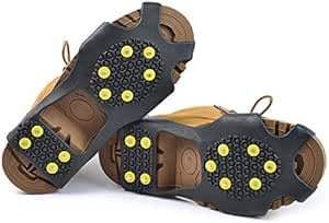 SKINSTAR Schuhspikes Schuhkrallen Ice Klampen Schnee Spikes Steigeisen Eiskrallen Anti Rutsch