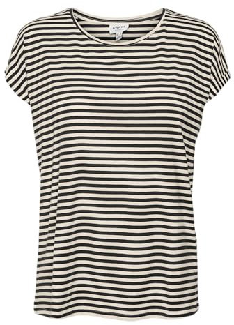VERO MODA VMAVA Plain SS TOP Stripe GA JRS NOOS