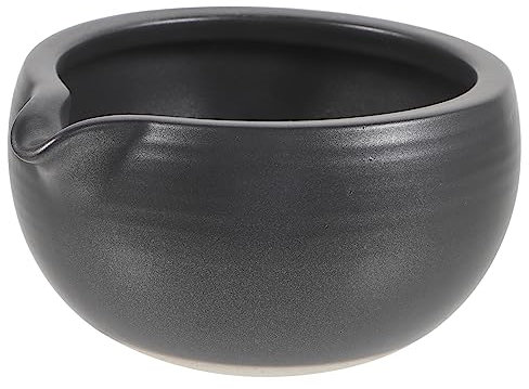 DOITOOL Bol à Matcha En Céramique Bec Verseur Bol Traditionnel Japonerie Design Élégant Petite Taille