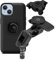 Quad Lock Motorcycle Fork Stem Phone Mount PRO Kit with Vibration Dampener and iPhone 14 MAG Case