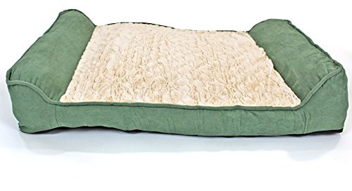 Actiaspet - Deluxe Orthopaedic Dog Sofa Bed (Green, X Large)