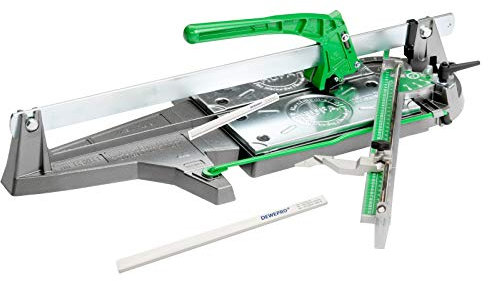 HUFA® Fliesenschneider MAXIMUM ST 610 mm – Profi Fliesenschneidgerät mit DEWEPRO Zimmermannsbleistift – Präzisionswerkzeug für exakte Schnitte