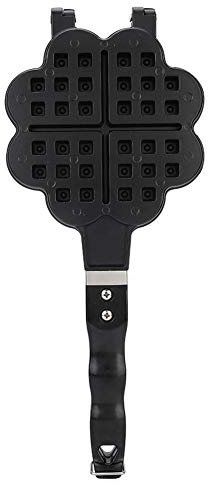 Molde para Hacer gofres DIY en Forma de corazón Molde para Pastel de gofres Ancake Plancha Cocina abatible Bandeja para Hacer panqueques Bandeja para Hornear Accesorios para Hornear domésticos