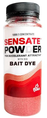 Fjuka Sensate Powder Red | Instant bait boost | For maggots, pellets, meat, corn, bread, boilies etc