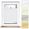 Jalousiescout Plissee Klemmfix ohne Bohren—Jalousie 130x100cm weiß Sichtschutz Fenster Sonnenschutz, Lichtdurchlässig Rollo für Fenster & Tür, Hochwertiges Polyester Pure Plissee
