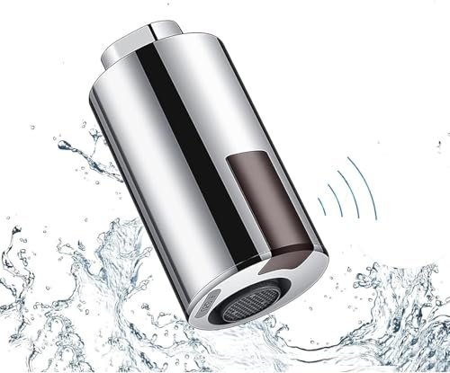 Wasserhahn Automatisch Wasserhahn mit Sensor USB-Ladegerät Smart Wasserhahn Berührungslos Wassersparender Wasserhahnadapter Geeignet M22 M24 Wasserhahndüse