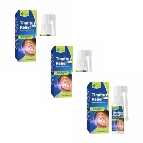 Ohrentropfen, Ohrenspray Zur Ohrpflege, Mit Natürlichen Kräuterextrakten, Für Ohrenschmalz-Entfernung & Wohlbefinden, 30ml (3PCS)