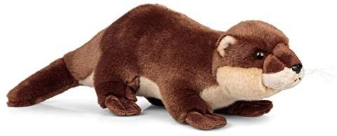 Tobar Animigos Plüschtier Otter, Stofftier im realistischen Design, kuschelig weich, ca. 38 cm groß