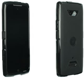 caseroxx Schutz-Hülle TPU-Hülle kompatibel mit Crosscall Core-Z5, Gummi Handy Tasche schwarz Displayschutzfolie