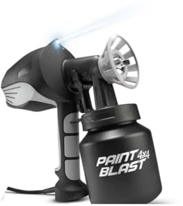 Pulvérisateur de Peinture avec Lampe LED intégrée – VENTEO - 600W avec Un récipient de 800ml – s'utilise avec n'importe Quel Type de Peinture et de Vernis
