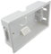 Electrical Dry Lining Back Box, 2 Gang, 35mm Deep, White Plastic Pattress Box – Ideal for Flush-Mounted Sockets, Easy Plasterboard Installation, Durable, UK Standard Fittings, For DIY & Electricians
