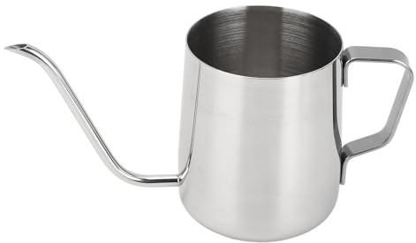 Häll över Vattenkokare, 350 Ml Rostfritt Stål Svanhals Vattenkokare Lång Smal Dropppip Kaffe Tekanna, Hängöra, Resor Häll över Kaffekokare för Droppkaffe, Fransk Press och Te