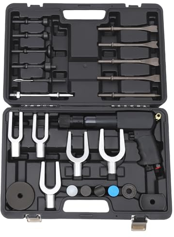 Luftmejsel, tryckluftshammare, lufthammare, tryckluftshammare, tryckluftsverktyg, tryckluftsverktyg, set med resväska, 9 kg för bil, reparation, kaross, utbyggnad