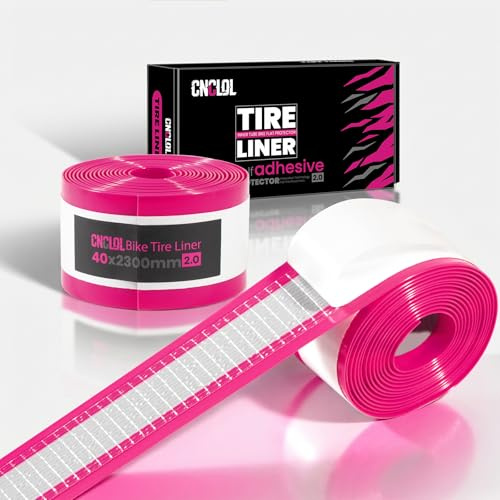 CNCLOL Bike Anti Puncture Tyre Liner Self Adhesive,Bicycle Puncture Protection Tape for Road Bike MTB Hybrid Fat Bike,Heavy Duty Flat Prevention Tyre Protector Fits 700c 24” 26” 27.5” 29” Inch Tires