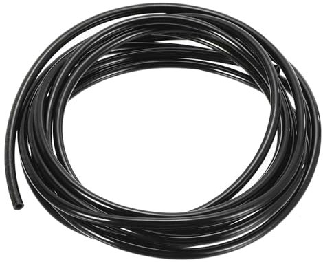 Rebower Pneumatic Tubing Pipe,6mm x 4mm Black PU Polyurethane Tube,13.1FT 4M,PU Air Line Tubing Hose Tubes for Air Compressor,Fluid Transfer,Air Brake