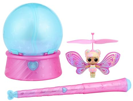 L.O.L. Surprise! Magic Flyers Fairies Tots - Flower Child - Enthält 1 Puppe und 1 Zauberstab, in Einer Blumenförmigen Verpackung, 2 zum Sammeln, Rose