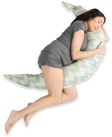 Koala Babycare Cuscino Gravidanza per Dormire XXL Sfoderabile - Cuscino Allattamento Ipoallergenico ed Ergonomico - Federa esterna 100% Cotone