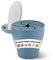 Snack Becher - praktische Aufbewahrung Snacks unterwegs - mit Deckel - Snack Cup (blau)