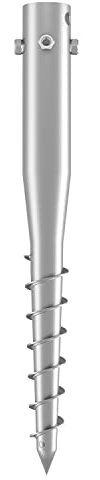 Maxerio 60 cm Core 4 Schraubfundament; Ø 60 x 2; 4 x M8, verzinkt