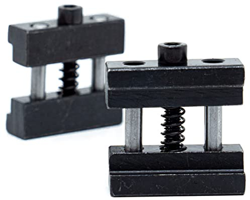 LLDSIMEX 2PCS Set Steel Milling Machine Vise Quick Clamp Work Stop