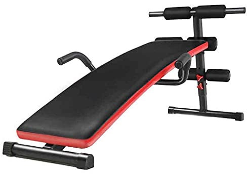 Viktbänk, Justerbar Sit Up-bänk för träning, Abs Multi-Function Träningsbänk för hemmagym, Magträningsbänk