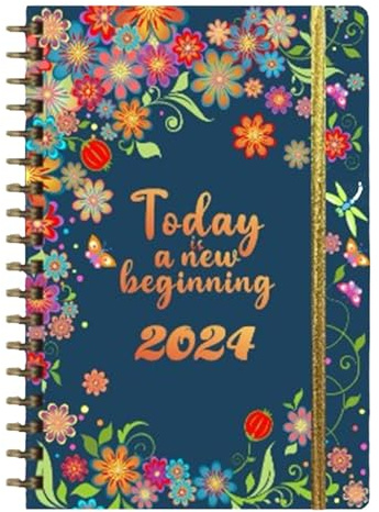 Livre 'agenda, livre de rencontres,Étudiant du journal du commerce extérieur | Calendrier de l'année 2024 Agenda Calendrier du livre pour la gestion des notes hebdomadaires et quotidiennes