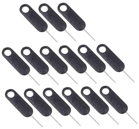 CTIRCHIU Herramienta de Pin para Extracción de Tarjeta Sim 15 Agujas de Aleación de Aluminio, Alta Resistencia para Móviles y Tablets en Varios Escenarios