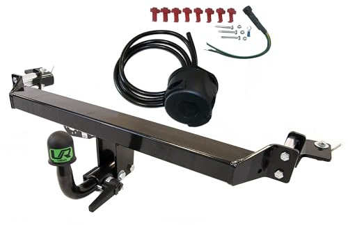 Umbra Rimorchi Barra de remolque desmontable horizontal y cableado 12N compatible con Mercedes GLC 23056/C