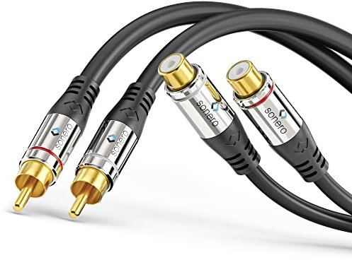 Sonero 2x Cinch Stereo Verlängerung 15,0m