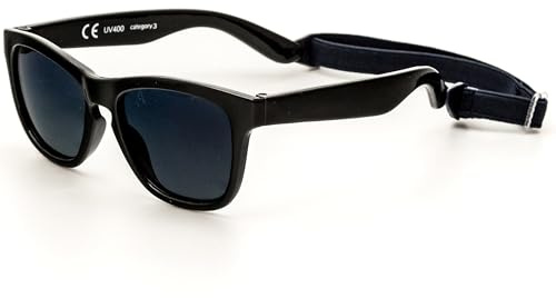 Kiddus Gafas de Sol Polarizadas Niño Niña 2-4 Años, UV400 CAT3 100% Protección UVA UVB, Montura Muy Flexible, Diseños Infantiles Con Banda Ajustable, Ligeras y Sin BPA