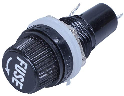 Orolotay 12mm Rosca Con De Panel Soldadura Fusibles Soporte para 5x20mm Fusible