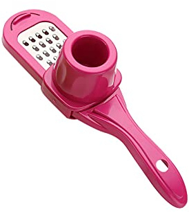 JINGYAN vitlökspressar 1pc vitlök press skärmaskin hushåll kök skivmaskin lustverktyg(Pink)