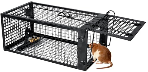 Akunsz 1x Piege a Rat Pièges à Rats Exterieur XXL Cage Souris