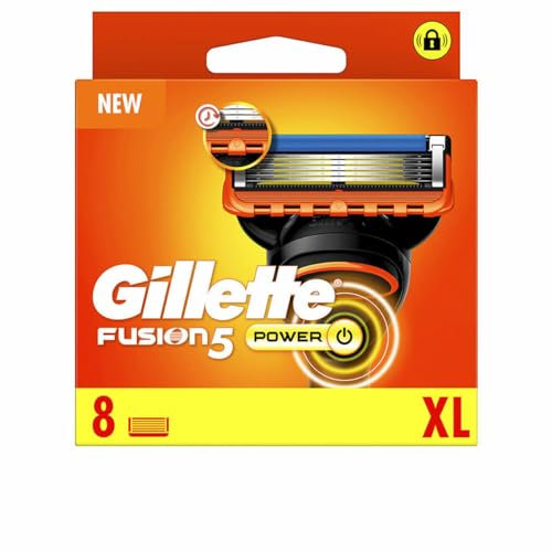 Gillette Fusion5 Power Recharges De Lames De Rasoir, 8 Lames