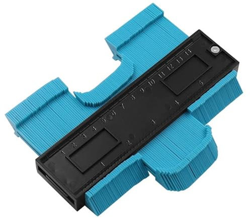 Jauge de contour 12/14/25 cm Duplicateur de contour en céramique pour carrelage et moquette, gabarit de mesure d'angle règle duplicateur de contour, outils de travail du bois