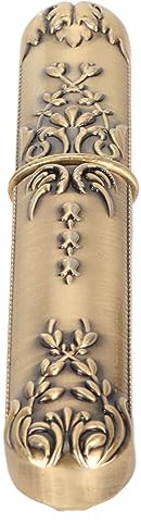 HERCHR Antichi Aghi Tubi, contenitori in Metallo per Aghi da Ricamo, Portastuzzicadenti Scatola Contenitore per Cucitura a Punto Croce (Bronzo)