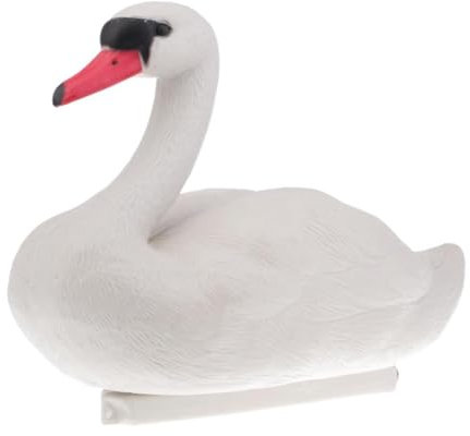 Schwan für Teichdekoration, schwimmender Enten-Kder für den Garten, 38 x 26 cm-Stil1