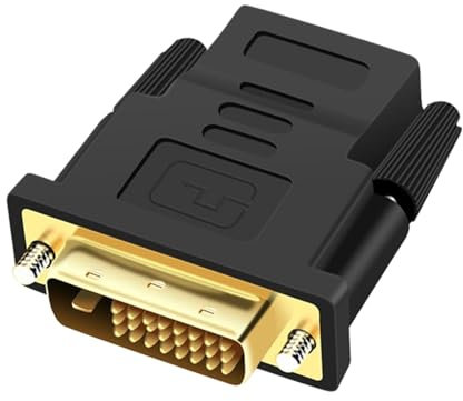 Generisch Câble d'ordinateur pour écran, convertisseur vidéo, convertisseur vidéo HD connecteur DVI pour vidéo haute résolution, convertisseur adapté, convertisseur adapté