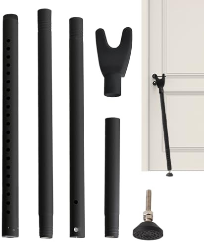 Tapón de puerta de seguridad, seguridad de la puerta del apartamento, Barra de seguridad antirrobo pesada, APARTAMENTO PORTÁTIL DE MUSTRES, CONSTRUCCIÓN DE TER