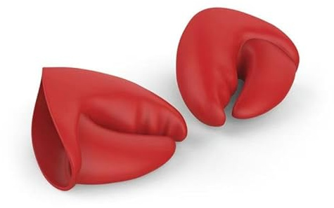 POVVFRTY Lobster Tongs, Insulated Gloves, Kitchen Insulation, High Temperature Resistance, Thick Insulation, Anti Scalding Hand Clip