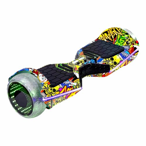 Self Balancing Scooter Hoverboard for Kids and Adults 6.5 inch Hoverboard Go Kart with Bluetooth Speaker Mobile APP LED Lights All Terrain Hover Board Gift Hoover Balance Board Kids
