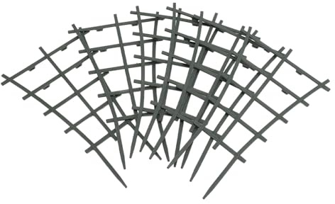 Riuulity Treillis pour Plantes D'intérieur Pratiques, 6 Pièces, pour Plantes Grimpantes, Support en Plastique Durable pour Pois Mange-Tout et Begonia Maculata