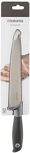 Brabantia Tasty+ Coltello Carne, Dark Grey