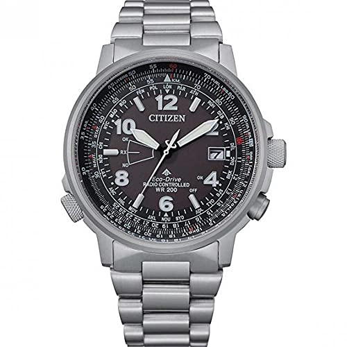 Citizen Reloj Eco-Drive Cb0240-88e, Analógico Hombres, Plata, 0