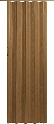LTL Home Products VS4880K Via Accordion Folding Door, 48 x 80, PVC, Oak