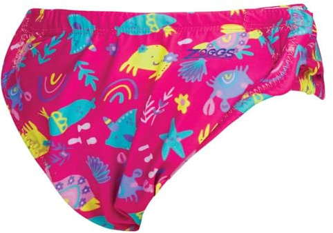 Zoggs Unisex Baby justerbar återanvändbar badblöja, 3-24 månader rosa, Rosa, en storlek